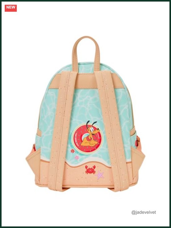 Loungefly Disney Mickey & Minnie Beach Fun Mini Backpack Faux Leather main image 4